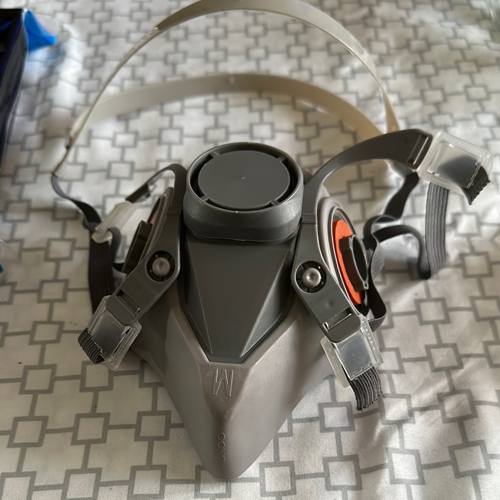 Respirator and Safety Goggles Set - Gray - Picture 2 of 9
